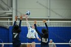 VB vs MHC  Wheaton Women's Volleyball vs Mount Holyoke College. - Photo by Keith Nordstrom : Wheaton, Volleyball, VB